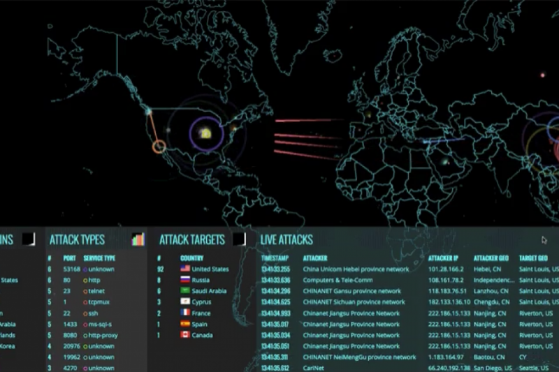 Za atakami hakerskimi stoją rządy, a nie cyberprzestępcy [MAPA ATAKÓW LIVE]
